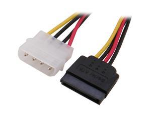 Nippon Labs Molex to SATA Power Adapter Cable Convertor 8" Molex to 15 pin SATA Power Cord for SATA I and SATA II Hard Drive  Model SATAPC