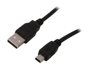 Nippon Labs MINIUSB6 6 ft USB 20 Type A Male to USB Type B Adapter Male Cable Black