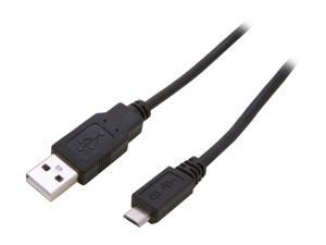 Nippon Labs Black 6 ft. A/Male to Micro B/Male 6ft Cable Model USB-6-Micro 6 feet