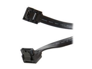 Nippon Labs SATA3L-1M 3.28 ft. SATA III Male to Male Latching Cable(Flat to Left Angle), Black Nippon Labs SATA3L-1M 3.28 ft. SATA III Male to Male Latching Cable(Flat to Left Angle), Black
