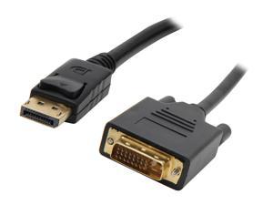 Nippon Labs DP-DVI-15 15 ft. DisplayPort Male to DVI-D Male Converter Cable, Black - DP to DVI Adapter - 1920 x 1200 - OEM