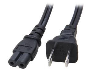 Nippon Labs 6ft Model POW-13206 6 ft. Notebook Power Cord Non Polarized 6 feet- OEM