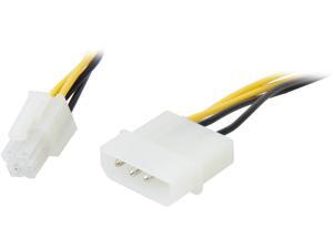 Nippon Labs POW-08315 15" 12V ATX Male to Molex LP4 Male Power Supply Adaptor Cable Nippon Labs POW-08315 15" 12V ATX Male to Molex LP4 Male Power Supply Adaptor Cable