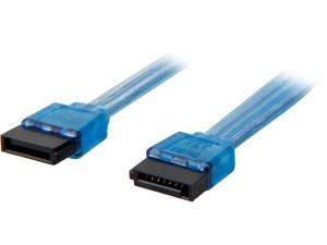 Nippon Labs SATA3-1.5FT-BU 1.5 ft. SATA III Male to Male Cable, UV Blue Nippon Labs SATA3-1.5FT-BU 1.5 ft. SATA III Male to Male Cable, UV Blue