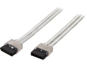 Nippon Labs SATA3-INS-6-LL-SL 6 ft. 6.0Gbit/s SATA3 Type L to SATA3 Type L Internal Shielded 6ft Cable Silver 6 feet- OEM