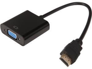 Nippon Labs 20AD-HDMIVGA-MF Dongle-style HDMI to VGA Video Active Adapter Converter with 3.5mm Audio for Desktop PC / Laptop / Ultrabook - 1920 x 1080 Resolution