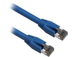 Nippon Labs Cat 8 Ethernet Cable 35 ft. Blue - 2GHz, 40G, 24AWG, S/FTP - Shielded Latest 40Gbps 2000Mhz SFTP Patch Cord, Heavy Duty High Speed Cat8 LAN Network RJ45 Cable Nippon Labs Cat 8 Ethernet Cable 35 ft. Blue - 2GHz, 40G, 24AWG, S/FTP - Shielded Latest 40Gbps 2000Mhz SFTP Patch Cord, Heavy Duty High Speed Cat8 LAN Network RJ45 Cable