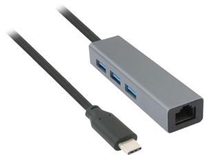Nippon Labs 50USB31C-LAN-4 6 inch USB-C Male to Gigabit Ethernet Adapter with 3 x USB 3.0 Ports Nippon Labs 50USB31C-LAN-4 6 inch USB-C Male to Gigabit Ethernet Adapter with 3 x USB 3.0 Ports