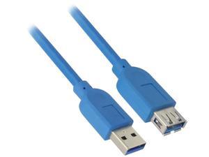 Nippon Labs 50USB3-AAF-15 15 ft. USB 3.0 A Male to A Female Extension Cable - Blue
