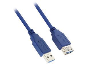 Nippon Labs 50USB3-AAF-6 6 ft. USB 3.0 A Male to A Female Extension Cable - Blue
