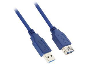 Nippon Labs 50USB3-AAF-3 3 ft. USB 3.0 A Male to A Female Extension Cable - Blue Nippon Labs 50USB3-AAF-3 3 ft. USB 3.0 A Male to A Female Extension Cable - Blue