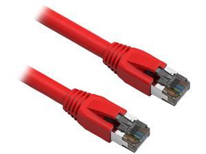 Nippon Labs 60CAT8-1-24RD Cat 8 Ethernet Cable 1 feet - Red | 2GHz, 40G, 24AWG, S/FTP - Shielded Latest 40Gbps 2000Mhz SFTP Patch Cord - in Wall, Outdoor for Router, Modem, Gaming etc. Nippon Labs 60CAT8-1-24RD Cat 8 Ethernet Cable 1 feet - Red | 2GHz, 40G, 24AWG, S/FTP - Shielded Latest 40Gbps 2000Mhz SFTP Patch Cord - in Wall, Outdoor for Router, Modem, Gaming etc.