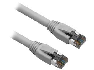 Nippon Labs 60CAT8-2-24GY Cat 8 Ethernet Cable 2 feet - Gray | 2GHz, 40G, 24AWG, S/FTP - Shielded Latest 40Gbps 2000Mhz SFTP Patch Cord - in Wall, Outdoor for Router, Modem, Gaming etc. Nippon Labs 60CAT8-2-24GY Cat 8 Ethernet Cable 2 feet - Gray | 2GHz, 40G, 24AWG, S/FTP - Shielded Latest 40Gbps 2000Mhz SFTP Patch Cord - in Wall, Outdoor for Router, Modem, Gaming etc.