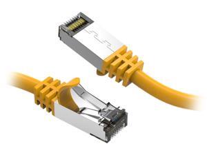 Nippon Labs 60CAT8-10-26YW Cat8 Ethernet Cable 10 feet Slim Series - Yellow | 2GHz, 40G, S/FTP - Shielded 40Gbps 2000Mhz SFTP Patch Cord, Cat8 RJ45 Cable - in Wall, Outdoor for Router, Modem, etc. Nippon Labs 60CAT8-10-26YW Cat8 Ethernet Cable 10 feet Slim Series - Yellow | 2GHz, 40G, S/FTP - Shielded 40Gbps 2000Mhz SFTP Patch Cord, Cat8 RJ45 Cable - in Wall, Outdoor for Router, Modem, etc.