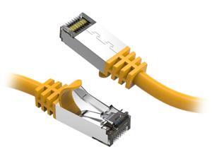 Nippon Labs 60CAT8-5-26YW Cat8 Ethernet Cable 5 feet Slim Series - Yellow | 2GHz, 40G, S/FTP - Shielded 40Gbps 2000Mhz SFTP Patch Cord, Cat8 RJ45 Cable - in Wall, Outdoor for Router, Modem, etc. Nippon Labs 60CAT8-5-26YW Cat8 Ethernet Cable 5 feet Slim Series - Yellow | 2GHz, 40G, S/FTP - Shielded 40Gbps 2000Mhz SFTP Patch Cord, Cat8 RJ45 Cable - in Wall, Outdoor for Router, Modem, etc.