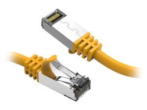 Nippon Labs 60CAT8-4-26YW Cat8 Ethernet Cable 4 feet Slim Series - Yellow | 2GHz, 40G, S/FTP - Shielded 40Gbps 2000Mhz SFTP Patch Cord, Cat8 RJ45 Cable - in Wall, Outdoor for Router, Modem, etc. Nippon Labs 60CAT8-4-26YW Cat8 Ethernet Cable 4 feet Slim Series - Yellow | 2GHz, 40G, S/FTP - Shielded 40Gbps 2000Mhz SFTP Patch Cord, Cat8 RJ45 Cable - in Wall, Outdoor for Router, Modem, etc.