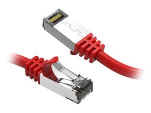 Nippon Labs 60CAT8-1-26RD Cat8 Ethernet Cable 1 feet Slim Series - Red | 2GHz, 40G, S/FTP - Shielded 40Gbps 2000Mhz SFTP Patch Cord, Cat8 RJ45 Cable - in Wall, Outdoor for Router, Modem, etc. Nippon Labs 60CAT8-1-26RD Cat8 Ethernet Cable 1 feet Slim Series - Red | 2GHz, 40G, S/FTP - Shielded 40Gbps 2000Mhz SFTP Patch Cord, Cat8 RJ45 Cable - in Wall, Outdoor for Router, Modem, etc.