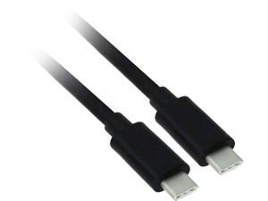Nippon Labs 3 ft. USB 3.2 Gen 2 USB-C Male to USB-C Male Cable 10Gbps with Built-in E-Marker, 50USB31-CM-EM-3 - Black