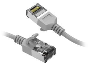 Nippon Labs 60CAT8-10-30GY 10 ft. Cat.8 U/FTP Slim Ethernet Network Cable Gray 30AWG - Latest 40Gbps 2000Mhz RJ45 Patch Cord Nippon Labs 60CAT8-10-30GY 10 ft. Cat.8 U/FTP Slim Ethernet Network Cable Gray 30AWG - Latest 40Gbps 2000Mhz RJ45 Patch Cord