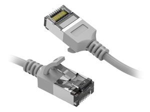 Nippon Labs 60CAT8-1-30GY 1 ft. Cat.8 U/FTP Slim Ethernet Network Cable Gray 30AWG - Latest 40Gbps 2000Mhz RJ45 Patch Cord Nippon Labs 60CAT8-1-30GY 1 ft. Cat.8 U/FTP Slim Ethernet Network Cable Gray 30AWG - Latest 40Gbps 2000Mhz RJ45 Patch Cord