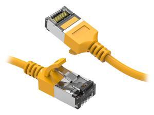 Nippon Labs 60CAT8-2-30YW 2 ft. Cat 8 Yellow U/FTP Slim Ethernet Network Cable 30AWG - Latest 40Gbps 2000Mhz RJ45 Patch Cord Nippon Labs 60CAT8-2-30YW 2 ft. Cat 8 Yellow U/FTP Slim Ethernet Network Cable 30AWG - Latest 40Gbps 2000Mhz RJ45 Patch Cord