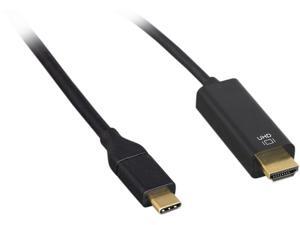 Nippon Labs USB 3.1 Type C to HDMI Cable 4K@60HZ, 3 ft. M-M, Black USB-C to HDMI Adapter Cable