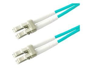 AddOn 1m Laser Optimized Multi-Mode Fiber (LOMM) Duplex LC/LC OM3 Aqua Patch Cable