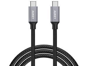 Aukey CB-CD6 2M USB C To USB C Quick Charge 3.0 Durable Braided Nylon Cable