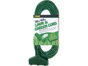 Prime Wire Model EC605627 35 ft. 16/3 SJTW Triple-Tap Outdoor Extension Cord