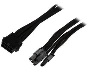 Phanteks PH-CB8V_BK 1.64 ft. (0.50 m) 8 to 8 (6+2) Pin VGA Premium Sleeved Extension cable Phanteks PH-CB8V_BK 1.64 ft. (0.50 m) 8 to 8 (6+2) Pin VGA Premium Sleeved Extension cable