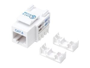 Intellinet Network Solutions 210591 Cat6 Keystone Jack - White Intellinet Network Solutions 210591 Cat6 Keystone Jack - White
