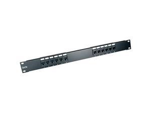 TRIPP LITE 12-Port 1U Rackmount Cat6 110 Patch Panel 568B, RJ45 Ethernet