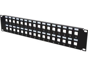 C2G 03860 32-Port Blank Keystone/Multimedia Patch Panel C2G 03860 32-Port Blank Keystone/Multimedia Patch Panel
