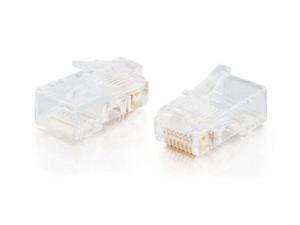 C2G 01940 RJ45 Cat5 8x8 Modular Plug for Flat Stranded Cable - 50pk C2G 01940 RJ45 Cat5 8x8 Modular Plug for Flat Stranded Cable - 50pk