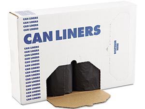 Boardwalk 518 SH-Grade Can Liners, 43 x 47, 56gal, 1.5mil, Black, 10/Roll, 10 Rolls/Carton, 1 Carton Boardwalk 518 SH-Grade Can Liners, 43 x 47, 56gal, 1.5mil, Black, 10/Roll, 10 Rolls/Carton, 1 Carton