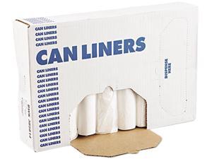 Boardwalk385814 High-Density Can Liners, 38 x 58, 60gal, 11 Micron, Clear, 25/Roll, 8 Rolls/CT, 1 Carton Boardwalk385814 High-Density Can Liners, 38 x 58, 60gal, 11 Micron, Clear, 25/Roll, 8 Rolls/CT, 1 Carton