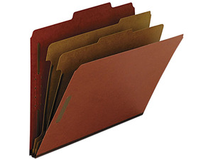 Smead Folder,Class,Ltr,2dv,Rd 14024
