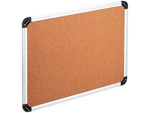 UNIVERSAL Cork Board with Aluminum Frame 24 x 18 Natural Silver Frame 43712 UNIVERSAL Cork Board with Aluminum Frame 24 x 18 Natural Silver Frame 43712