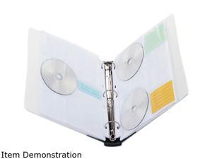 CD/DVD Three-Ring Refillable Binder, Holds 90 Discs, Midnight Blue/Clear 39300 CD/DVD Three-Ring Refillable Binder, Holds 90 Discs, Midnight Blue/Clear 39300