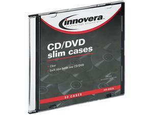 Cd/Dvd Polystyrene Thin Line Storage Case, Clear, 50/Pack Cd/Dvd Polystyrene Thin Line Storage Case, Clear, 50/Pack