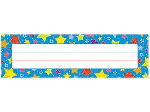 Desk Nameplates, Stars, 9 1/2" X 3", 36/Set Desk Nameplates, Stars, 9 1/2" X 3", 36/Set