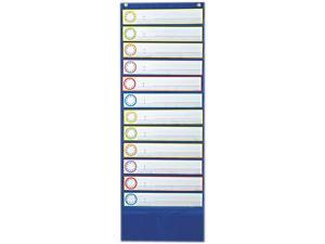 Deluxe Scheduling Pocket Chart, 12 Pockets, 13 X 36 Deluxe Scheduling Pocket Chart, 12 Pockets, 13 X 36
