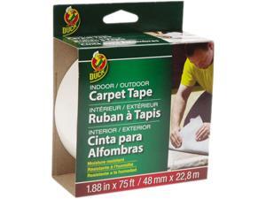 Duck Brand Indoor/Outdoor Fiberglass Double-Sided Carpet Tape: 1.88 in. x 75 ft. (White) Duck Brand Indoor/Outdoor Fiberglass Double-Sided Carpet Tape: 1.88 in. x 75 ft. (White)
