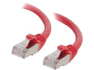 C2G 3ft Cat6 Snagless Shielded (STP) Network Patch Cable - Red C2G 3ft Cat6 Snagless Shielded (STP) Network Patch Cable - Red