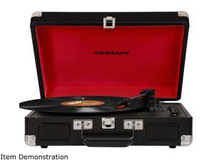 CROSLEY CR8005DBK 3-SPEED PORTABLE TURN TABLE WITH BLUETOOTH R CROSLEY CR8005DBK 3-SPEED PORTABLE TURN TABLE WITH BLUETOOTH R