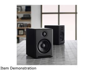 AudioEngine A2+ Wireless Speaker System in Satin Black Paint