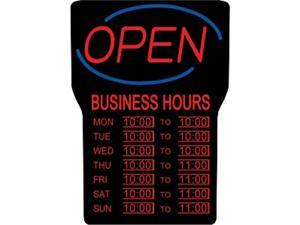Royal Sovereign RSB-1342E LED Open Sign with Hours