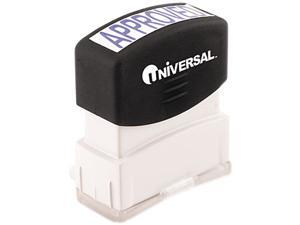 Universal Message Stamp, APPROVED, Pre-Inked/Re-Inkable, Blue