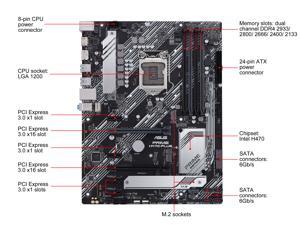 ASUS PRIME H470-PLUS/CSM LGA 1200 Intel  - NeweggBusiness