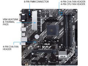 ASUS Prime B450M-A II AM4 AMD B450 SATA 6Gb/s Micro ATX AMD Motherboard ASUS Prime B450M-A II AM4 AMD B450 SATA 6Gb/s Micro ATX AMD Motherboard